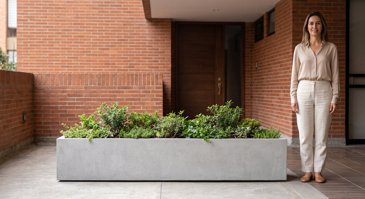 Jardinera en Concreto 110x30x20 cm — foto 4 de 5