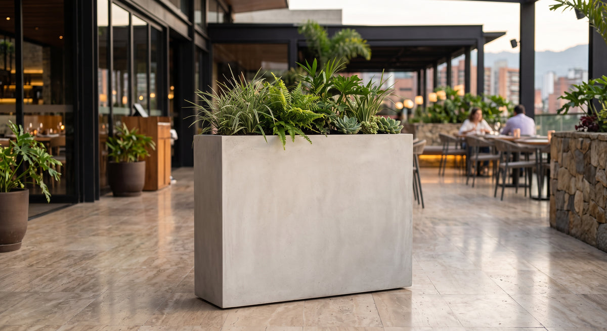 Jardinera en Concreto 110x40x100 cm