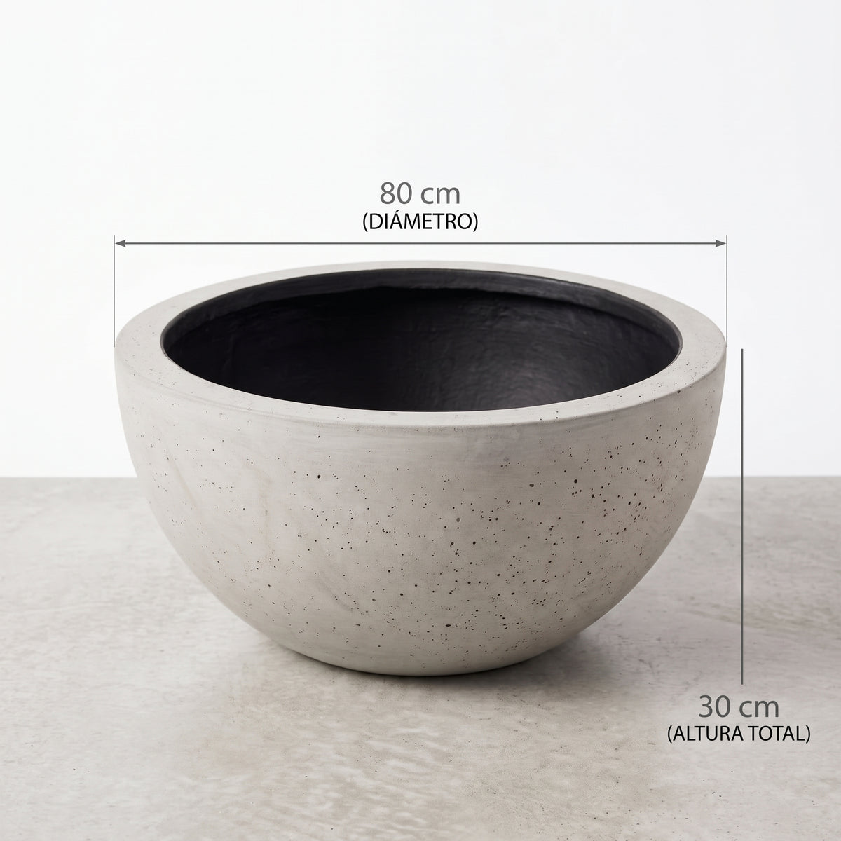 Matera Especial Bowl en Concreto 80x30 cm — foto 2 de 5
