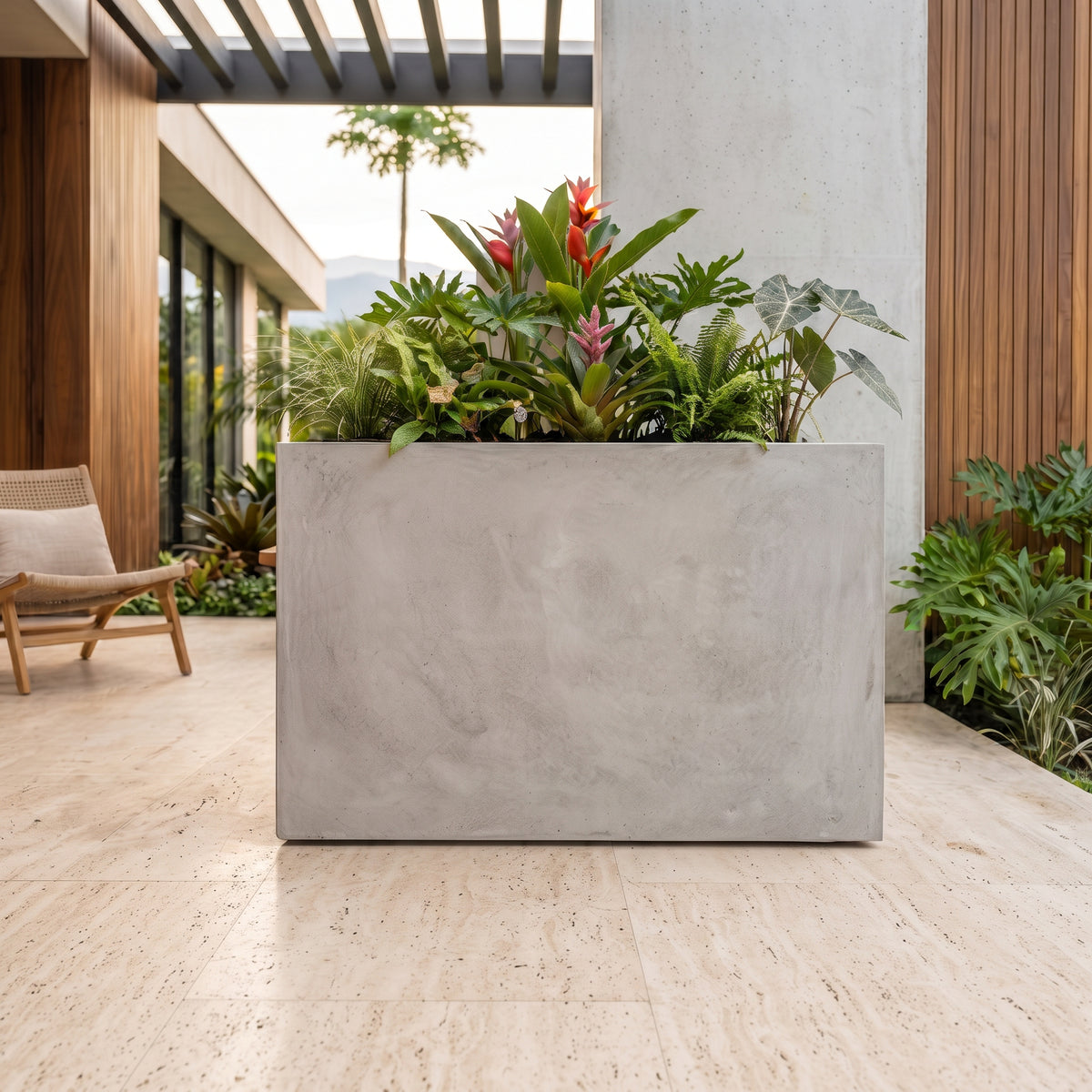 Jardinera en Concreto 110x50x90 cm