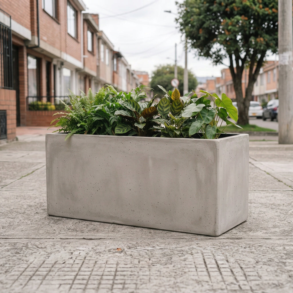 Jardinera en Concreto 100x50x80 cm