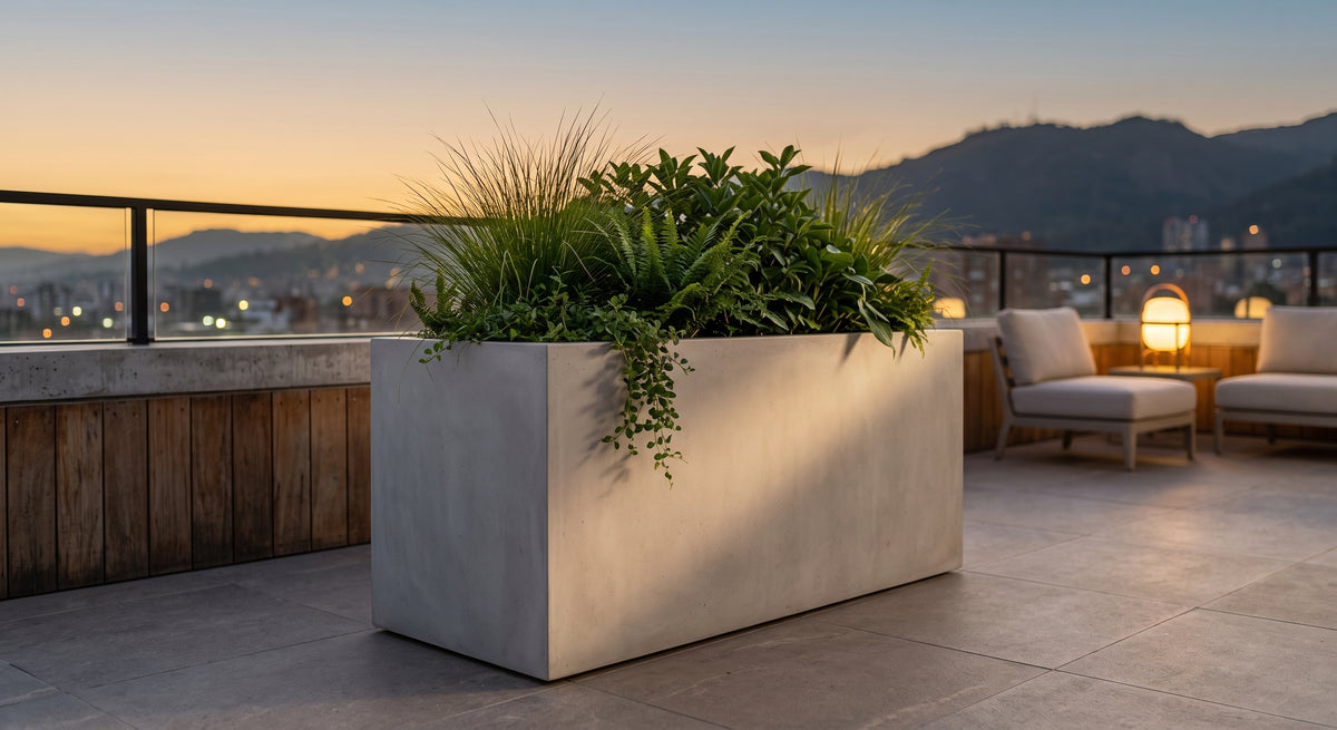 Jardinera en Concreto 110x60x70 cm