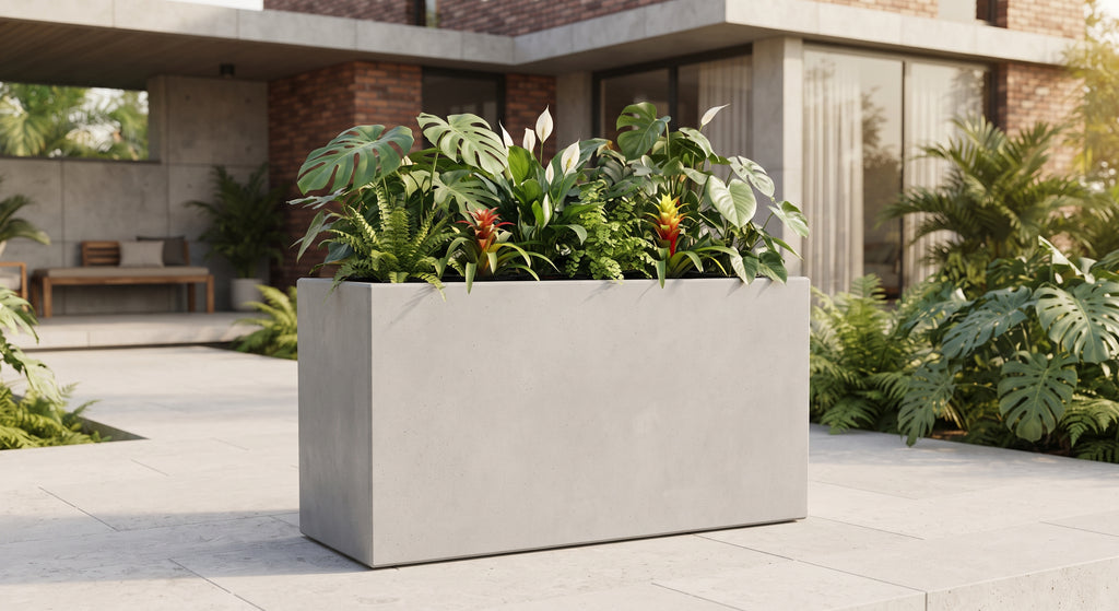 Jardinera en Concreto 100x40x80 cm