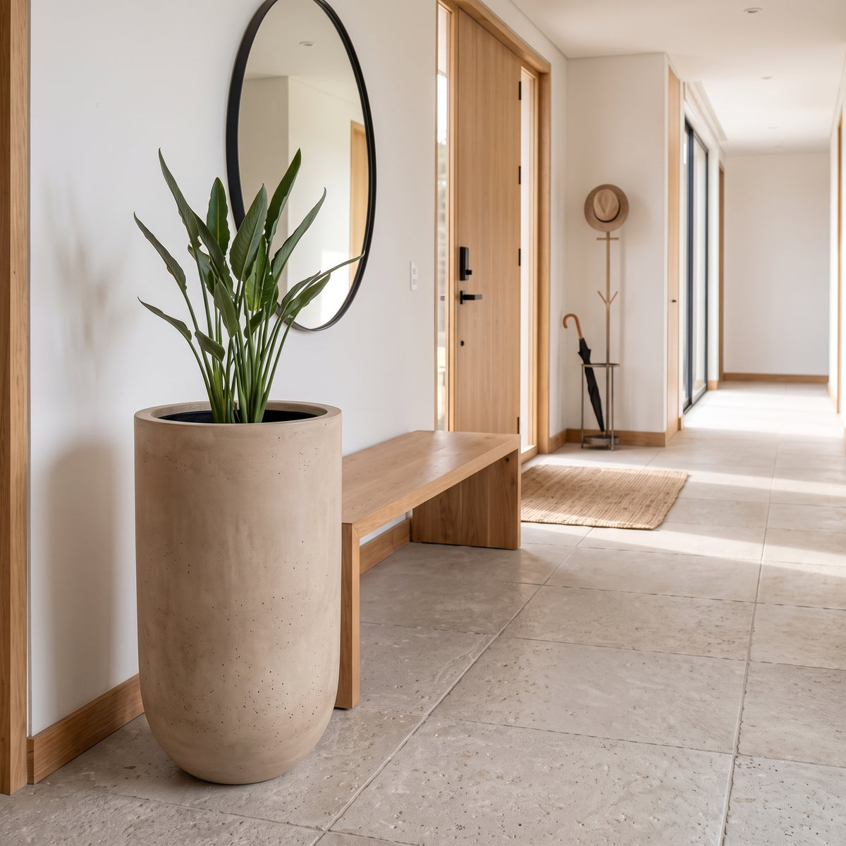 Curva en Concreto 50x100 cm