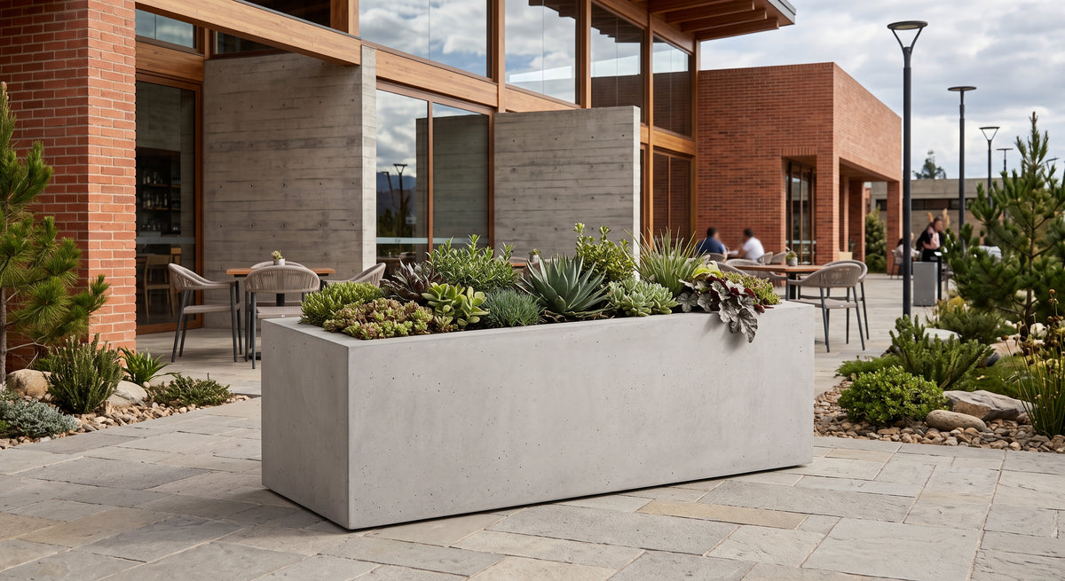 Jardinera en Concreto 110x40x40 cm
