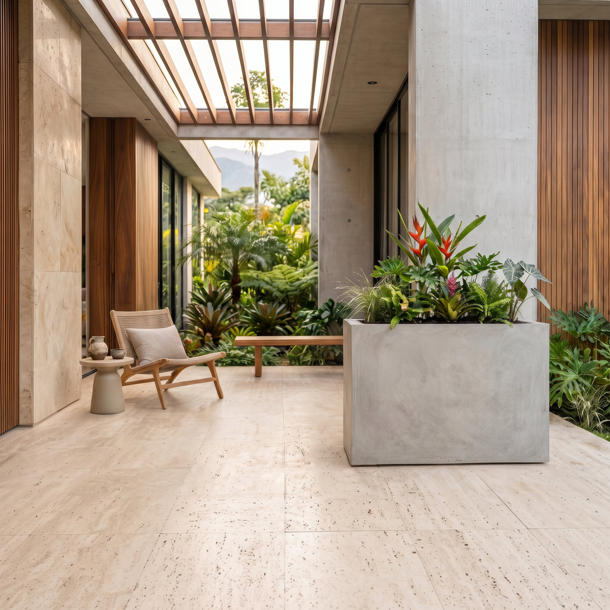 Jardinera en Concreto 110x50x90 cm