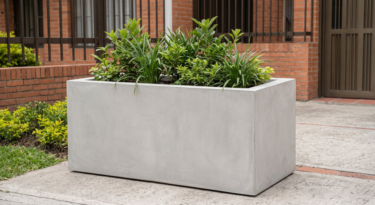 Jardinera en Concreto 100x70x50 cm