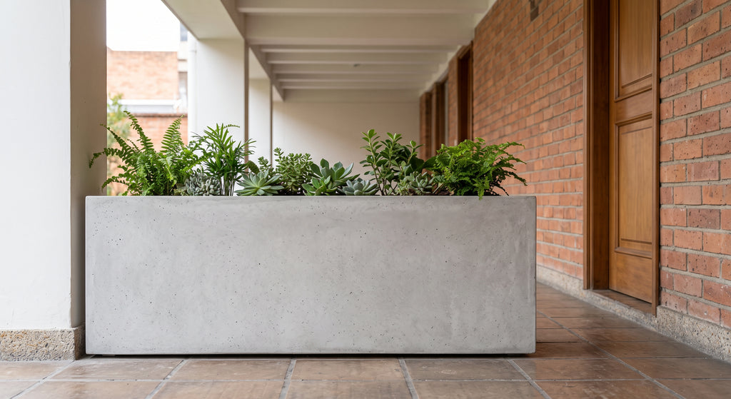 Jardinera en Concreto 110x30x40 cm