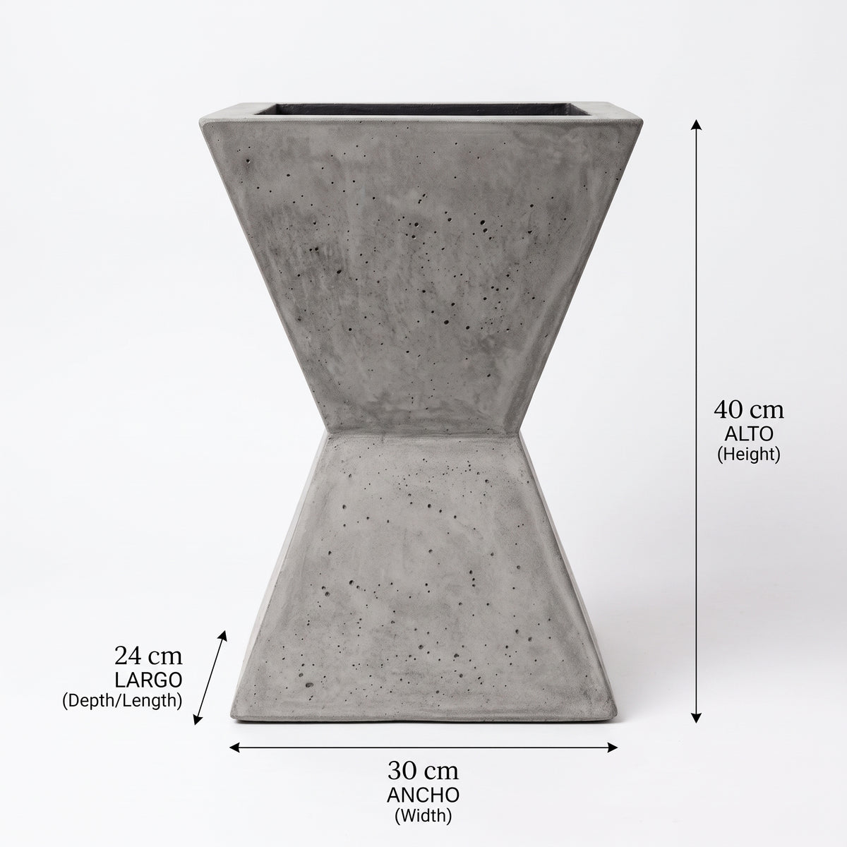 Reloj de arena en Concreto 30x30x40 cm — foto 5 de 5