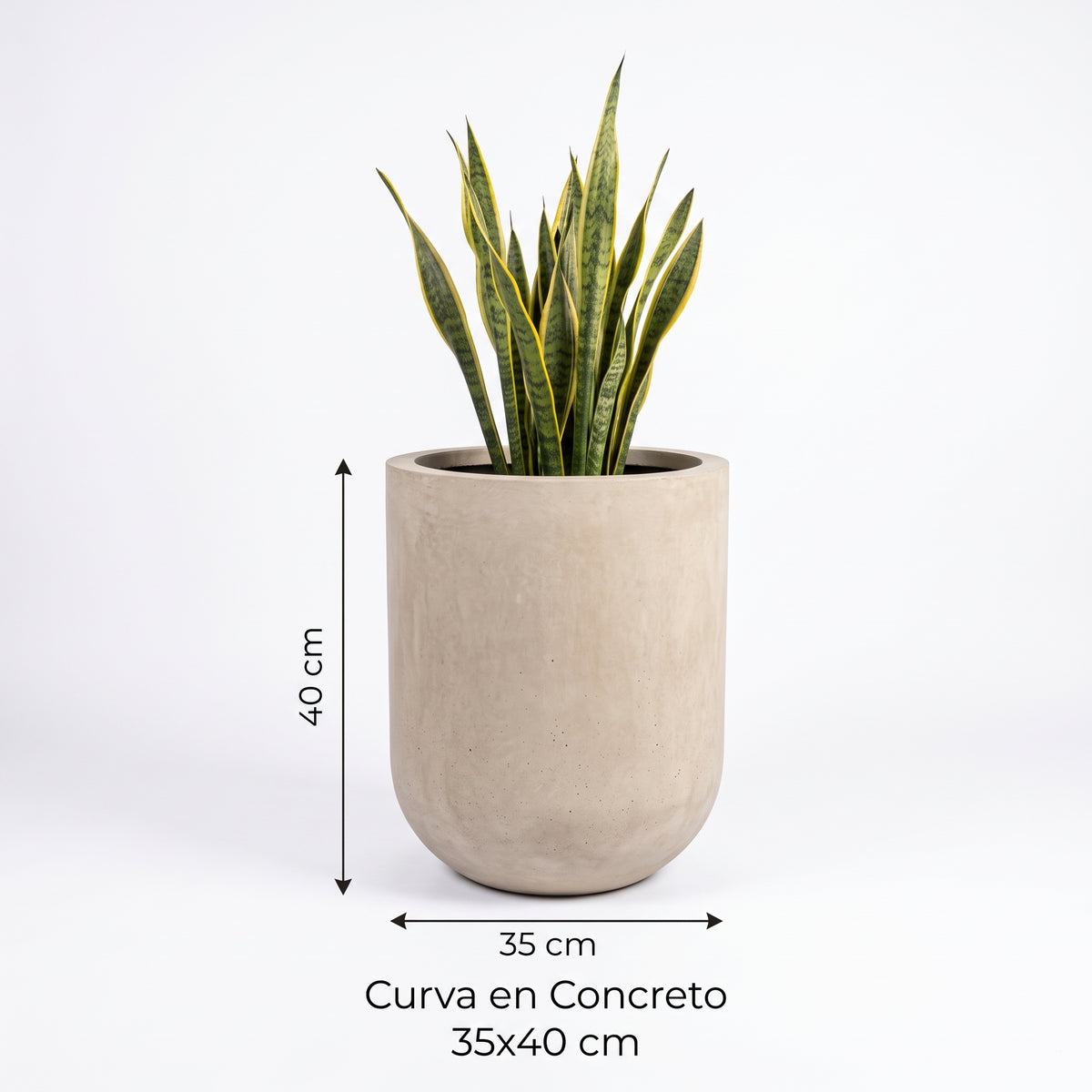 Curva en Concreto 35x40 cm — foto 5 de 5