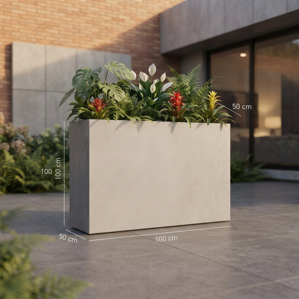 Jardinera en Concreto 100x50x100 cm — foto 4 de 5