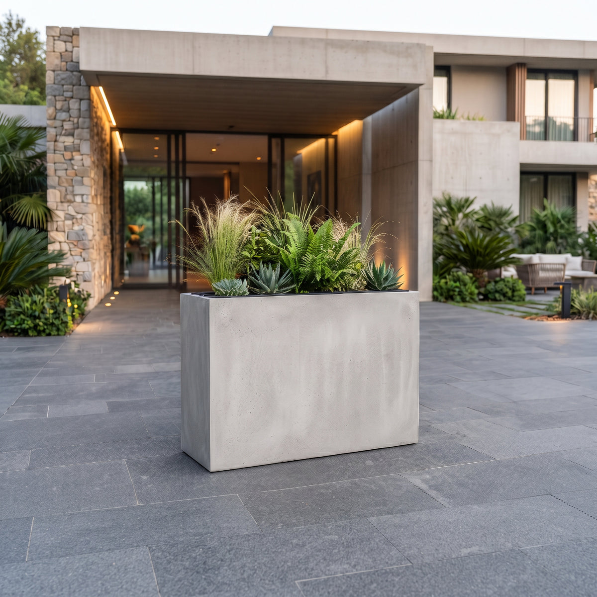 Jardinera en Concreto 110x40x110 cm
