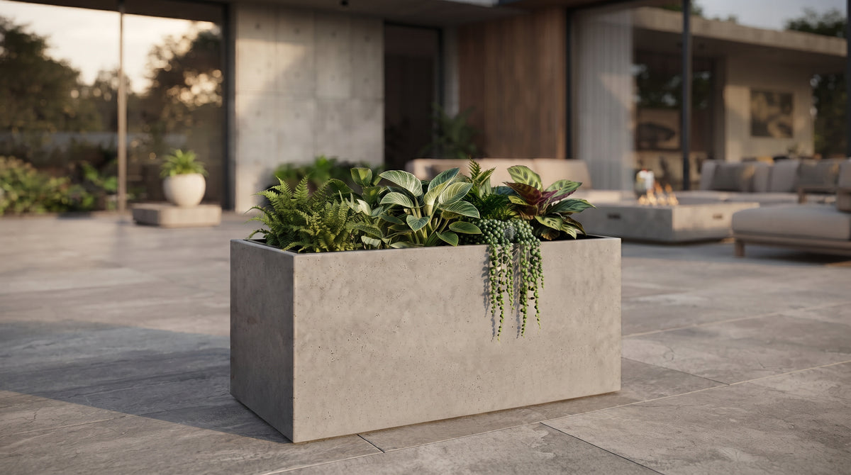 Jardinera en Concreto 100x60x50 cm