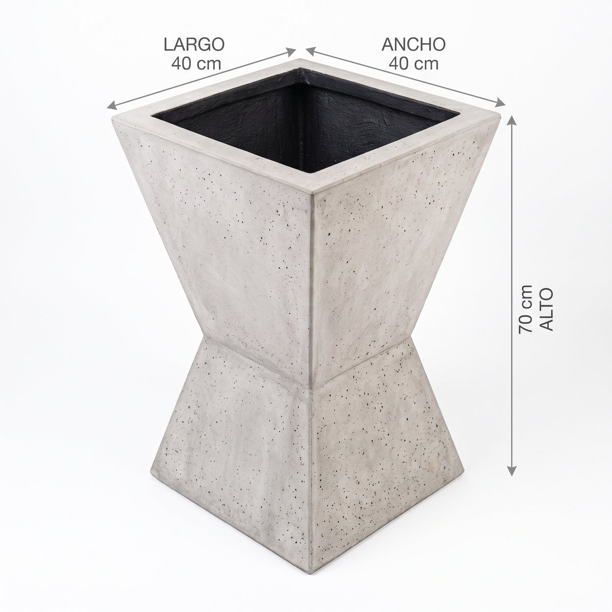 Reloj de arena en Concreto 40x40x70 cm — foto 5 de 5