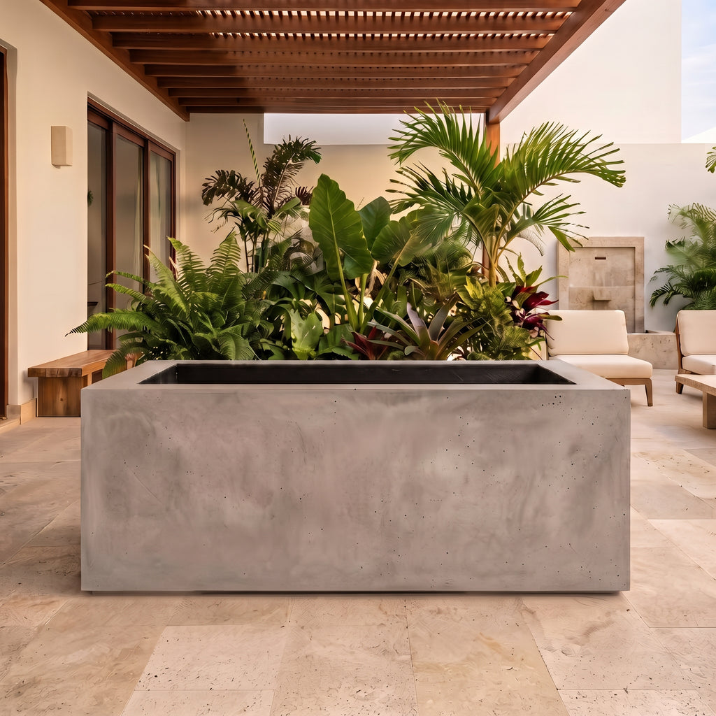 Jardinera en Concreto 110x50x40 cm