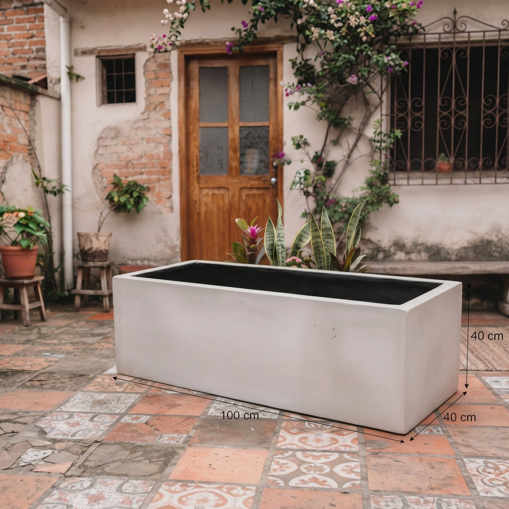 Jardinera en Concreto 100x40x40 cm — foto 5 de 5