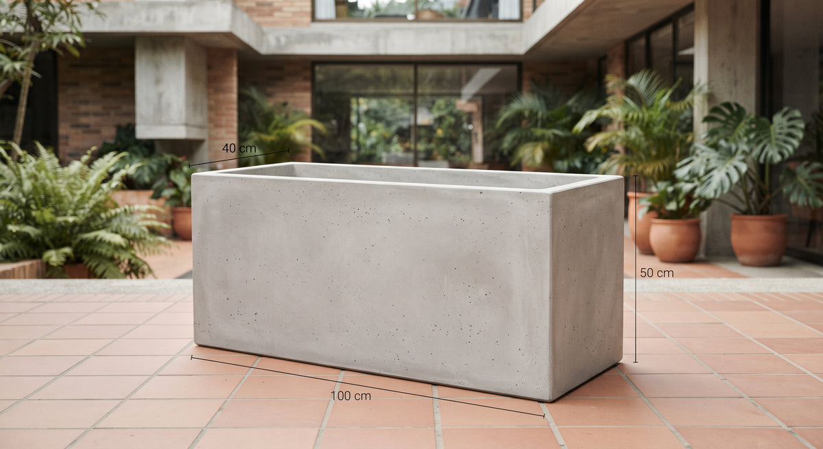 Jardinera en Concreto 100x40x50 cm — foto 5 de 5