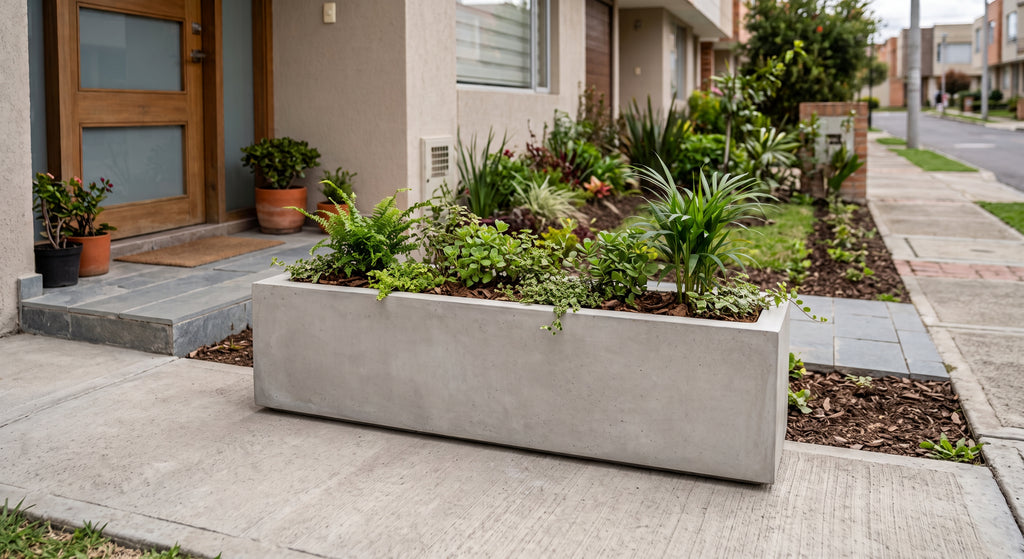 Jardinera en Concreto 110x20x30 cm