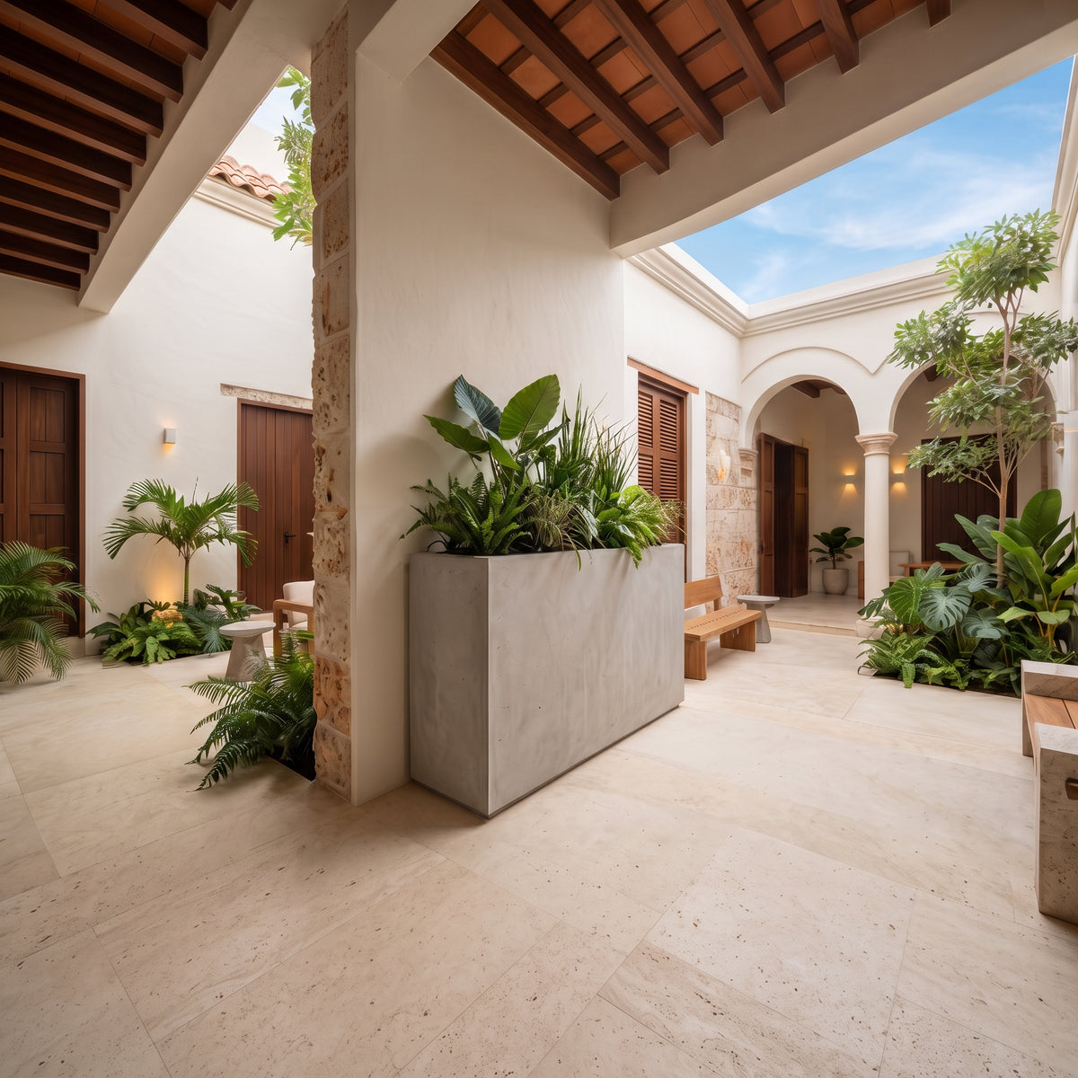 Jardinera en Concreto 110x50x110 cm