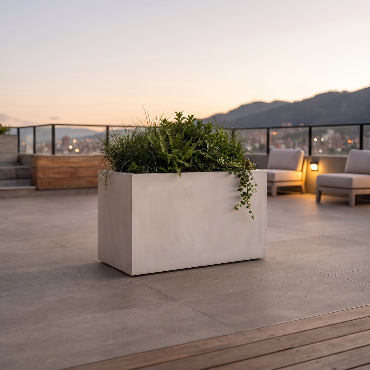 Jardinera en Concreto 110x60x70 cm