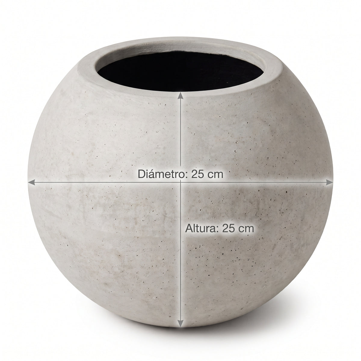 Matera Especial Bola en Concreto 25x25 cm — foto 5 de 5