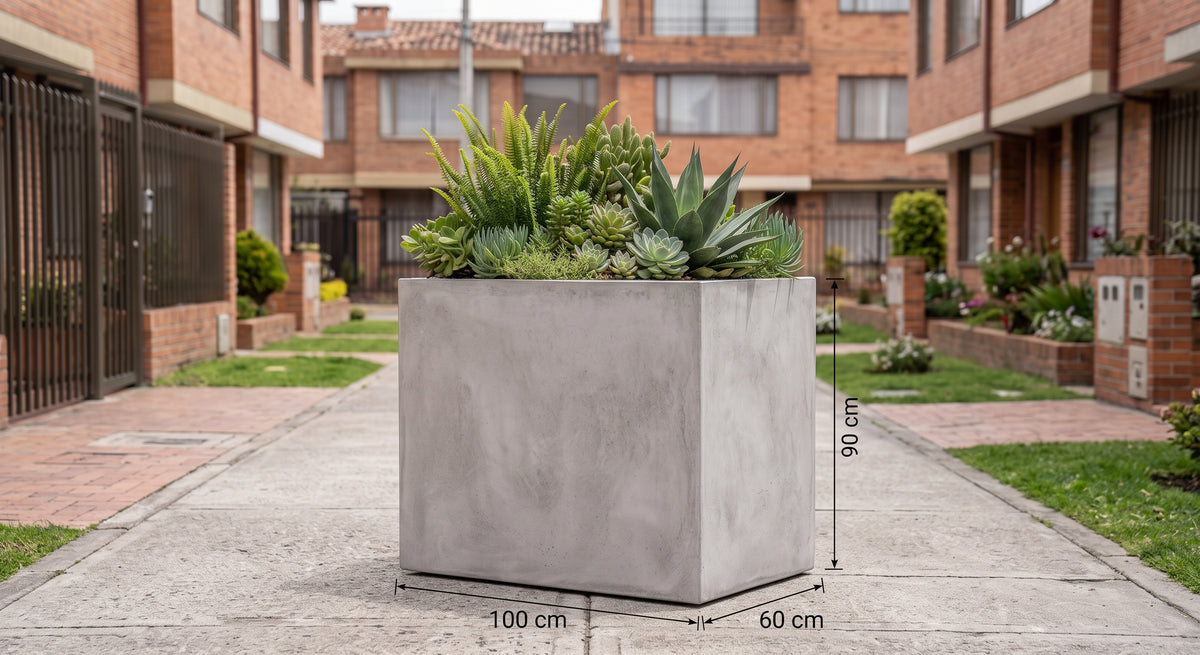 Jardinera en Concreto 100x70x100 cm — foto 5 de 5
