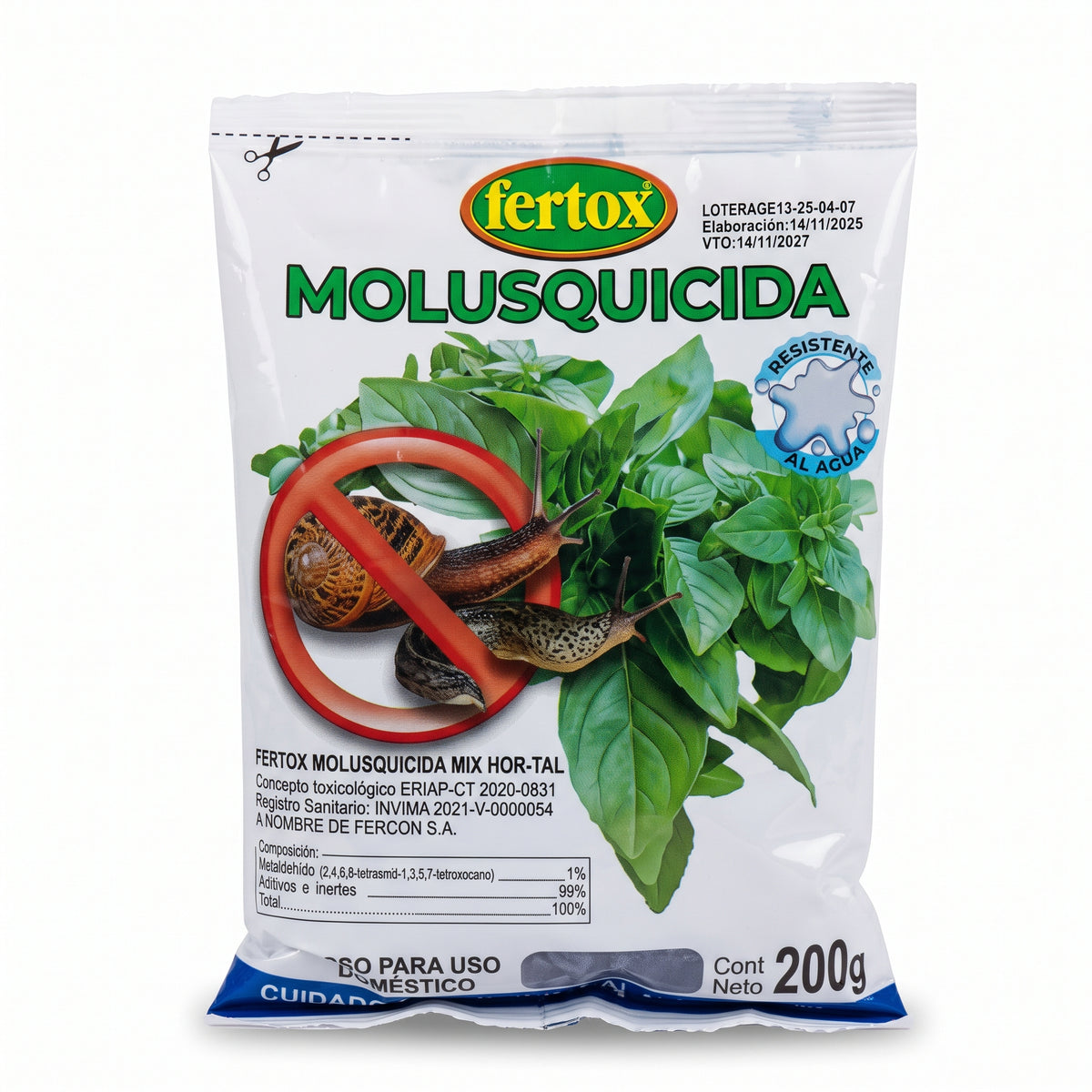Molusquicida Fertox