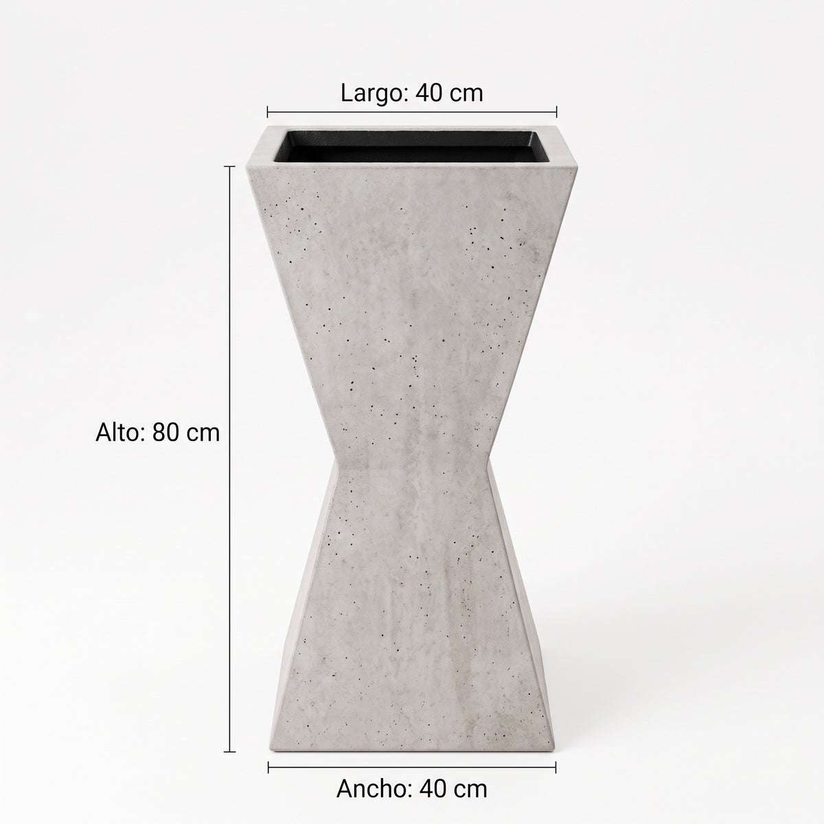 Reloj de arena en Concreto 40x40x80 cm — foto 5 de 5