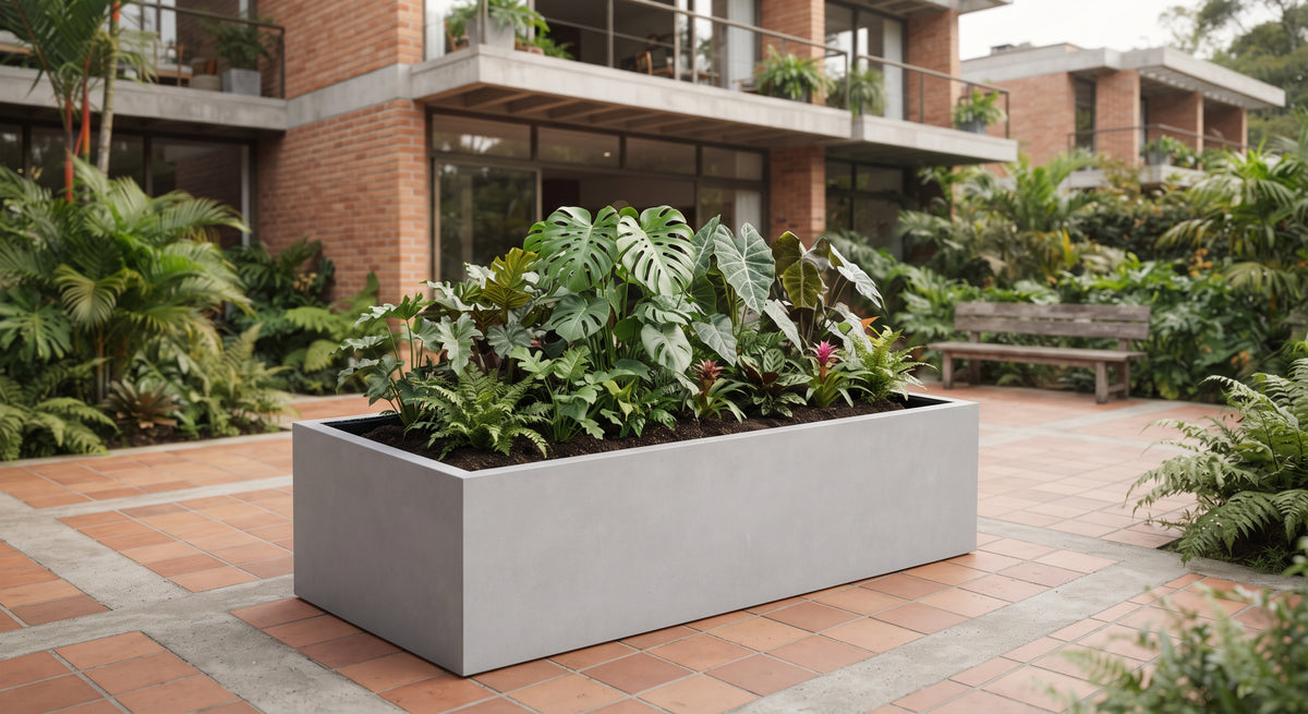 Jardinera en Concreto 100x40x60 cm
