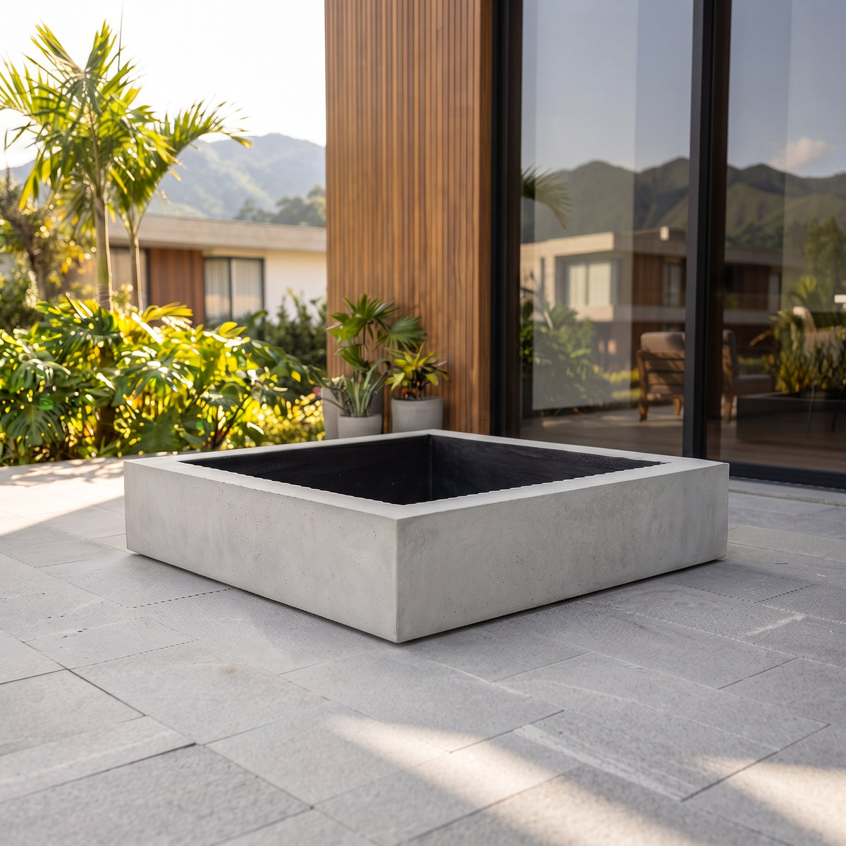 Jardinera en Concreto 110x100x20 cm