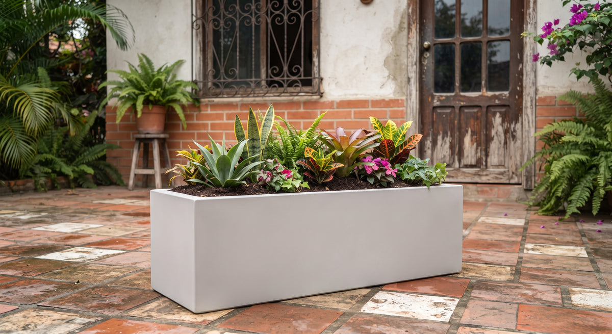Jardinera en Concreto 100x40x40 cm