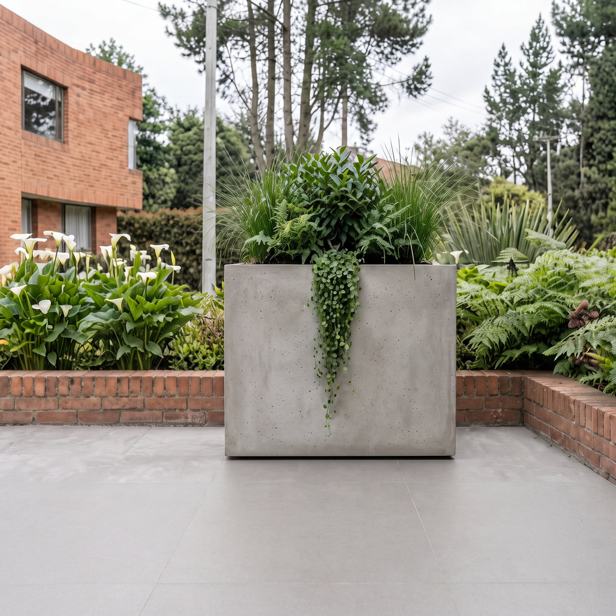 Jardinera en Concreto 110x70x110 cm