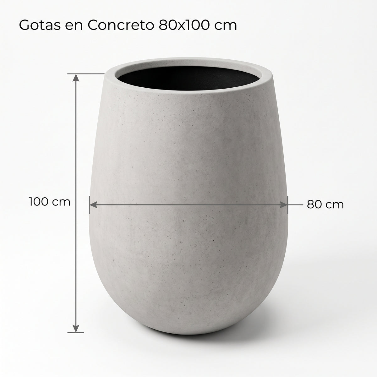 Gotas en Concreto 80x100 cm — foto 5 de 5