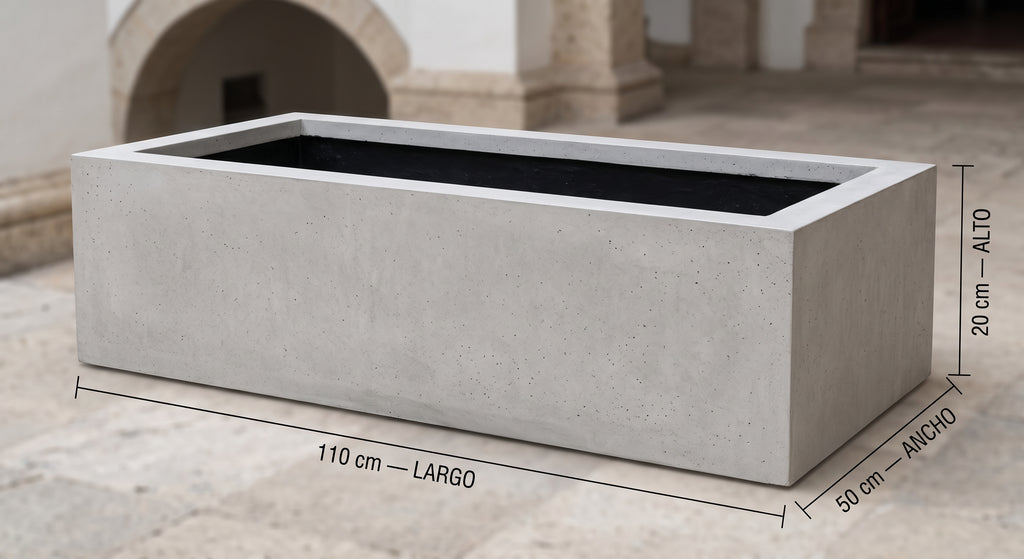Jardinera en Concreto 110x50x30 cm — foto 5 de 5