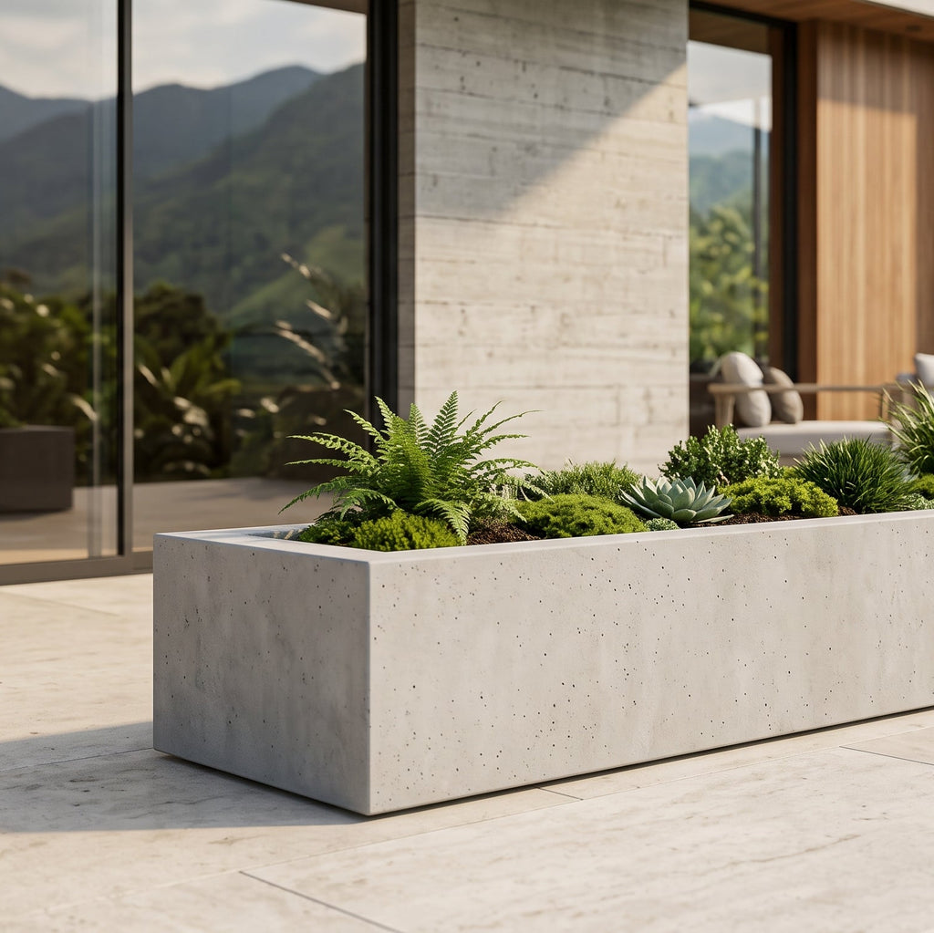 Jardinera en Concreto 110x40x20 cm