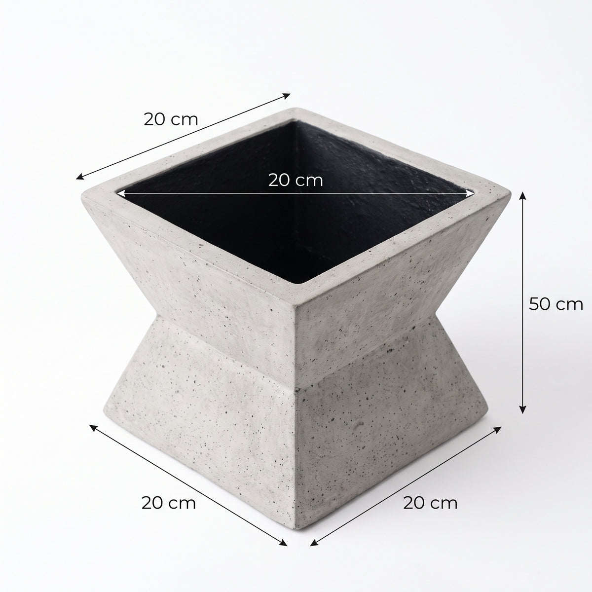 Reloj de arena en Concreto 20x20x50 cm — foto 5 de 5
