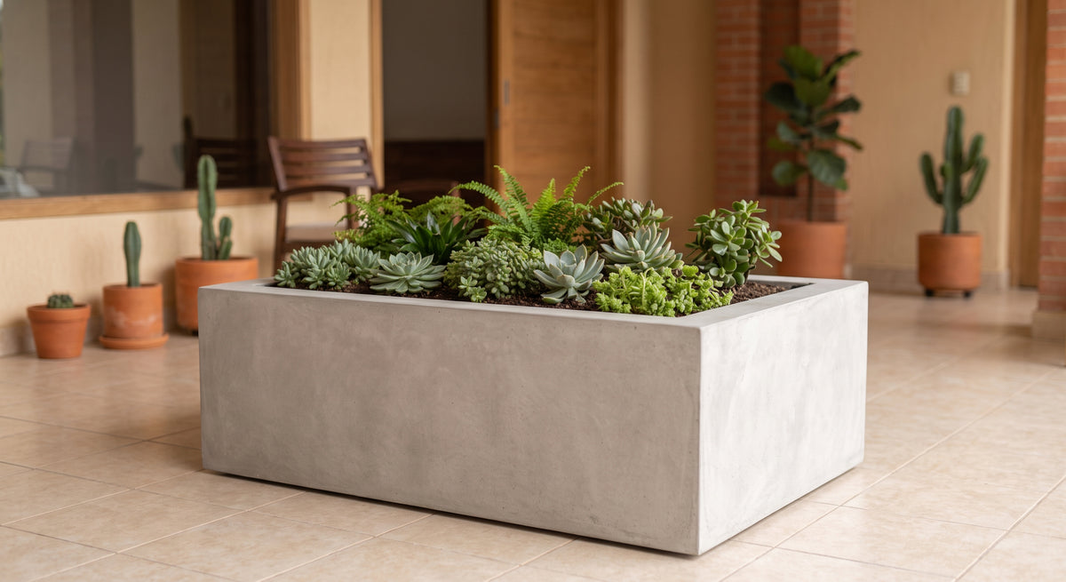 Jardinera en Concreto 100x80x40 cm — foto 4 de 5