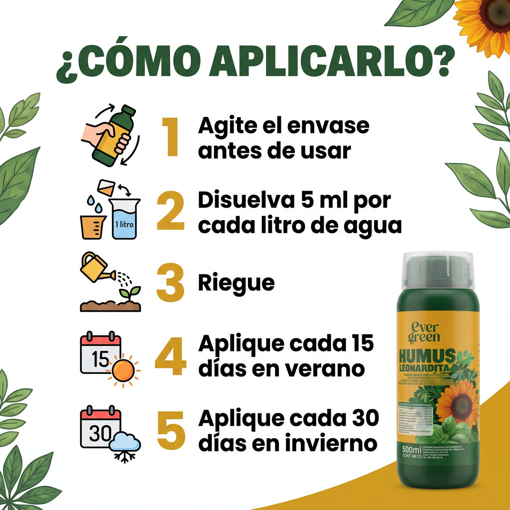 Fertilizante Evergreen Humus Leonardita