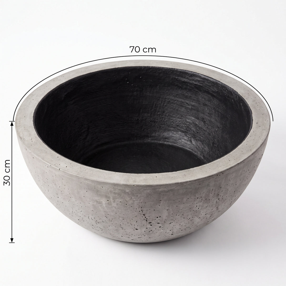 Matera Especial Bowl en Concreto 70x30 cm — foto 5 de 5
