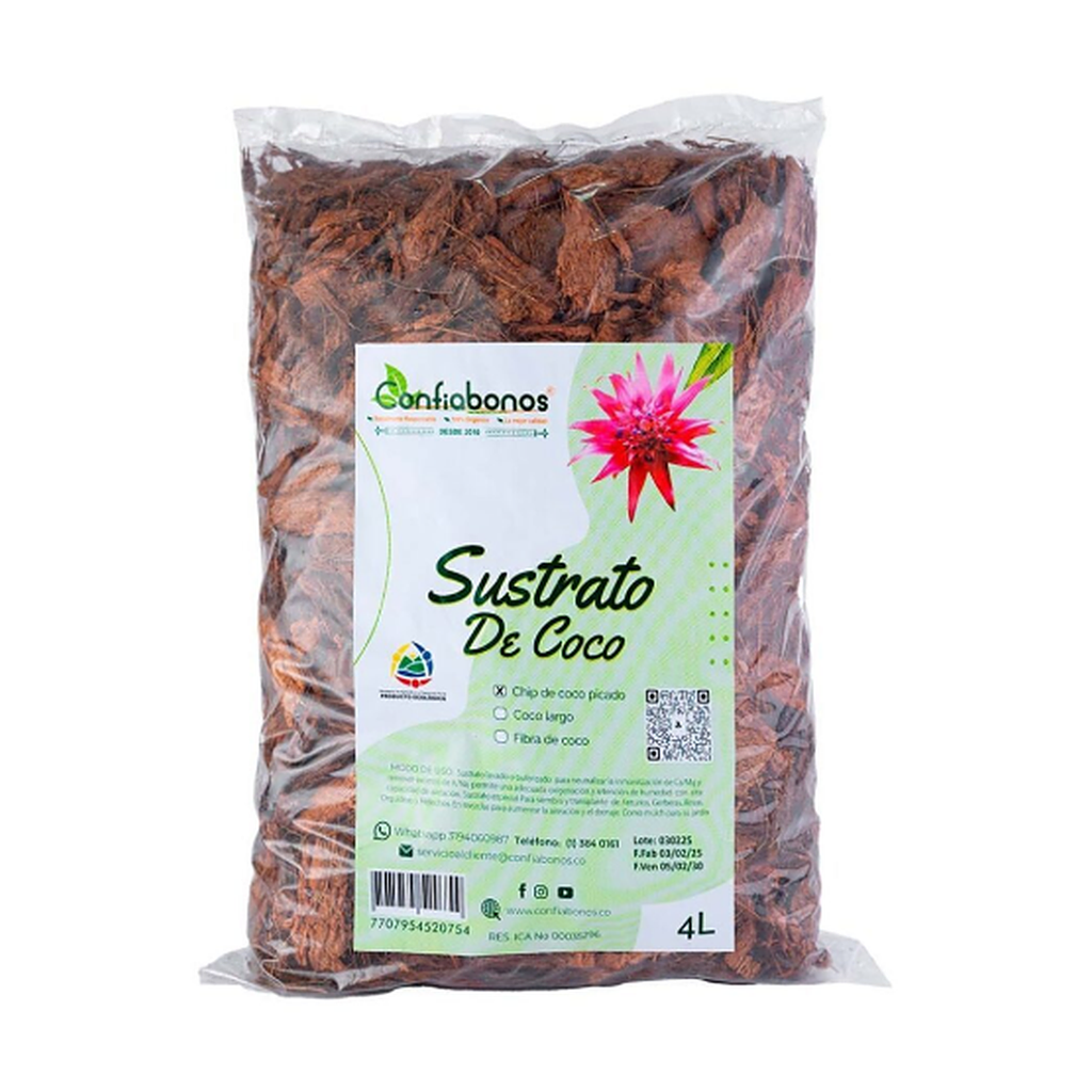Sustrato Chip de Coco Confiabonos