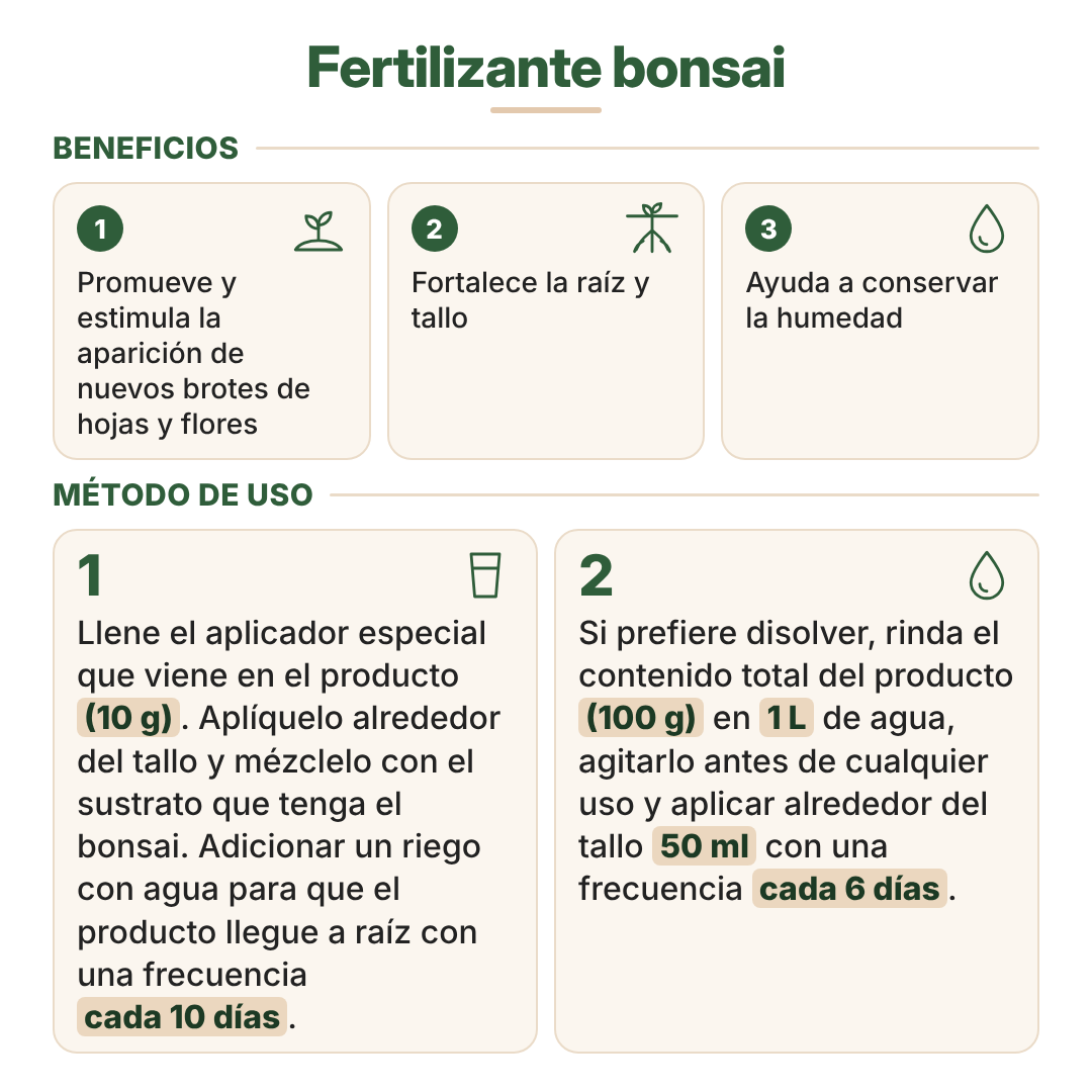 Fertilizante Bonsai Confiabonos - imagen 5