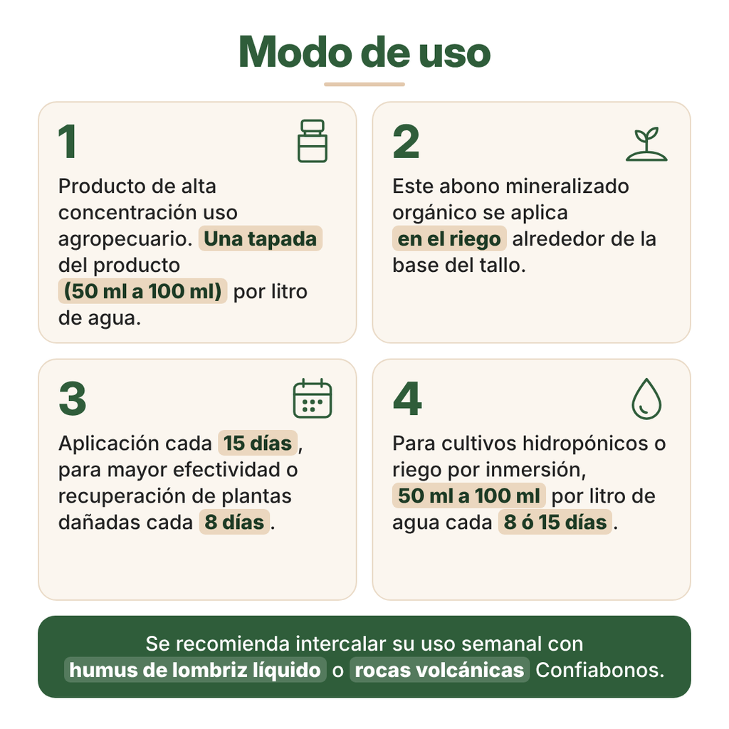 Fertilizante mineralizado Confiabonos - imagen 2