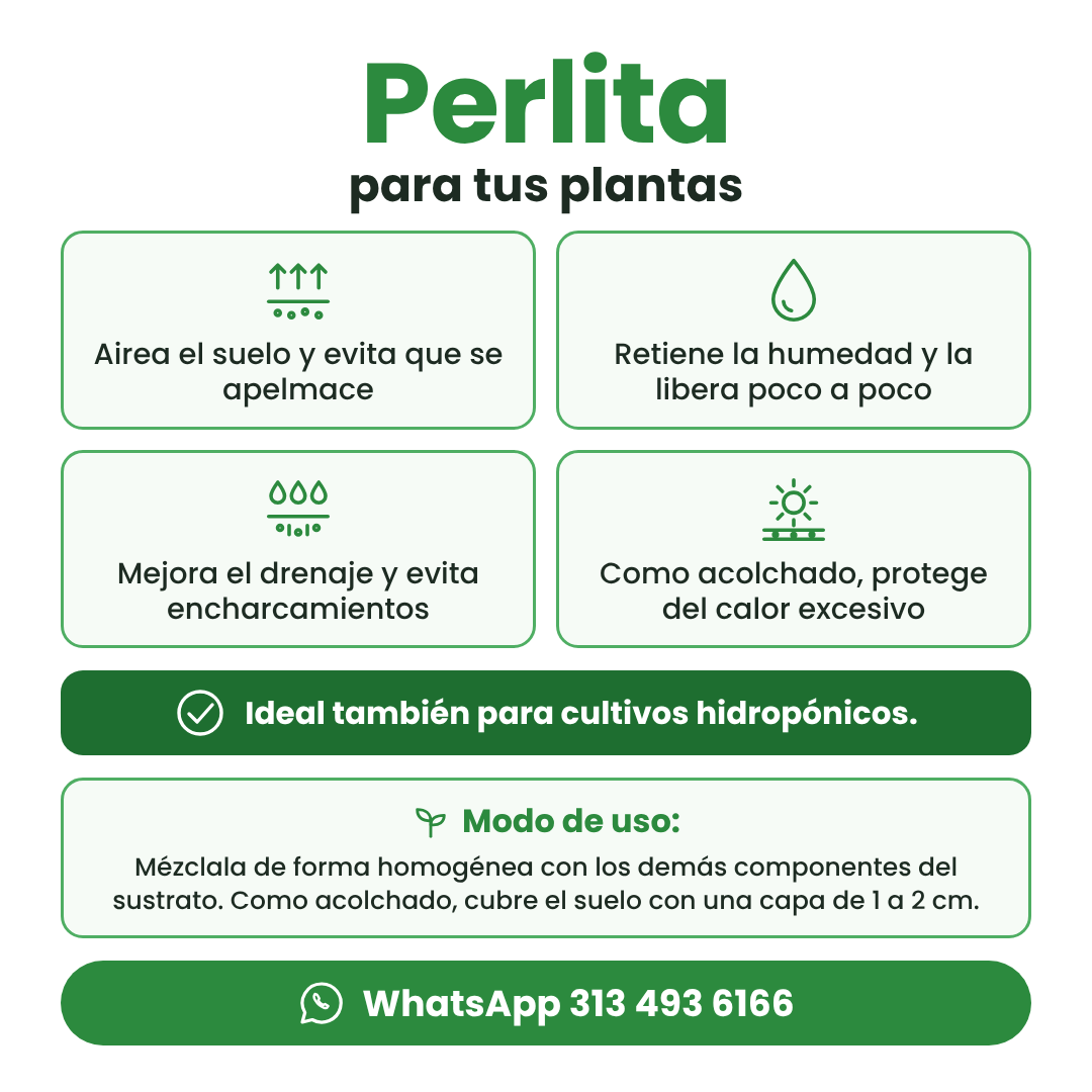 Sustrato Perlita Confiabonos